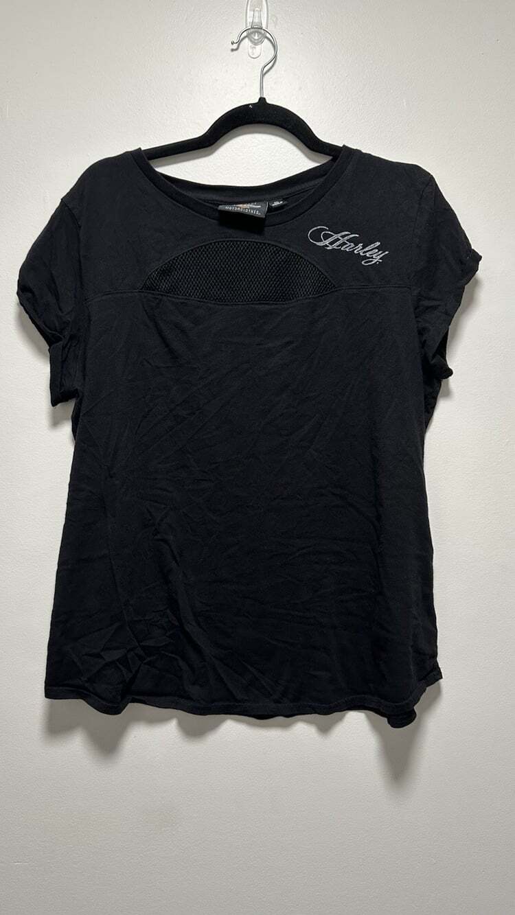 Harley-Davidson Women's Mesh Cutout Graphic T-Shirt